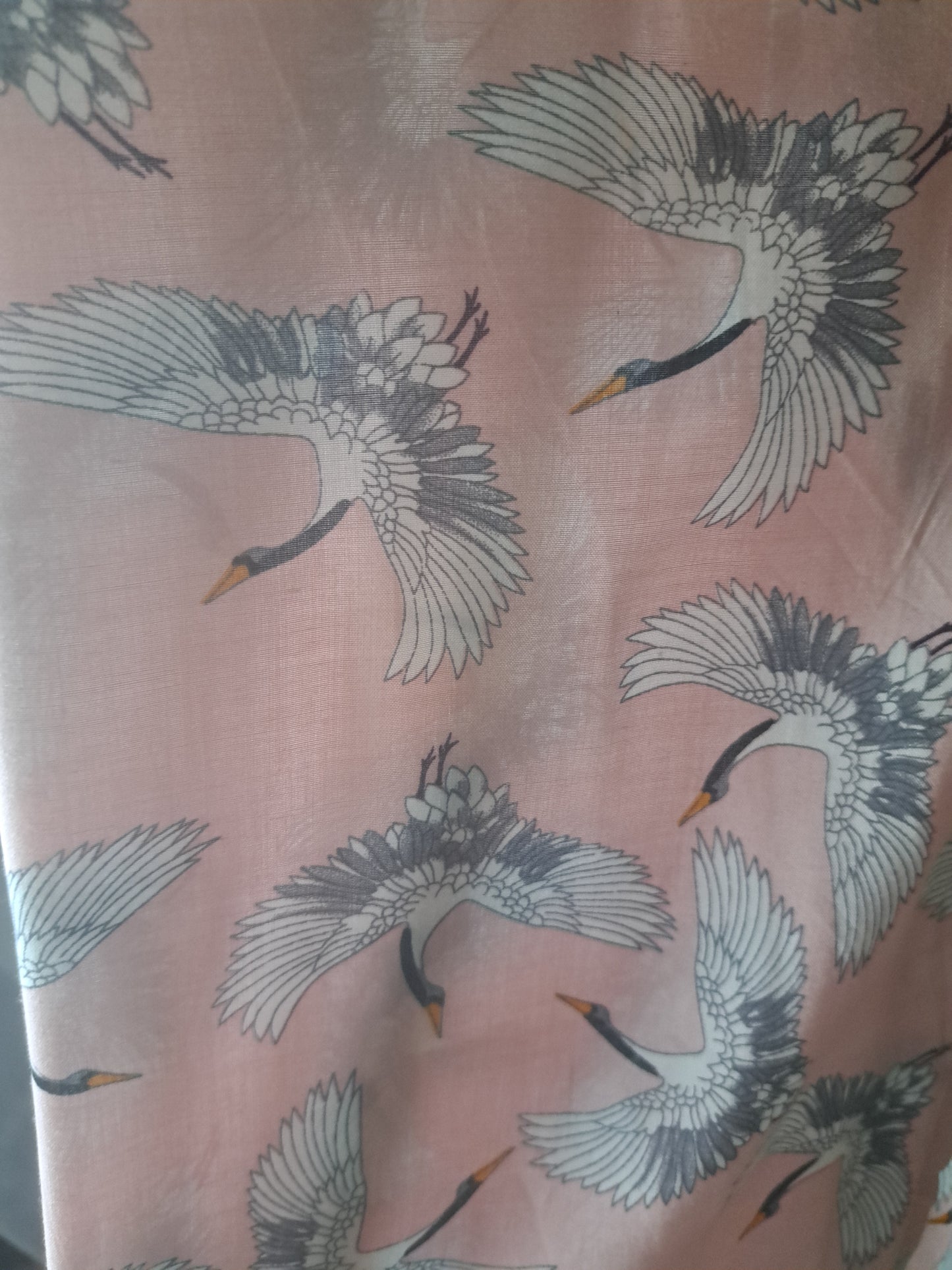 Vestido de grullas