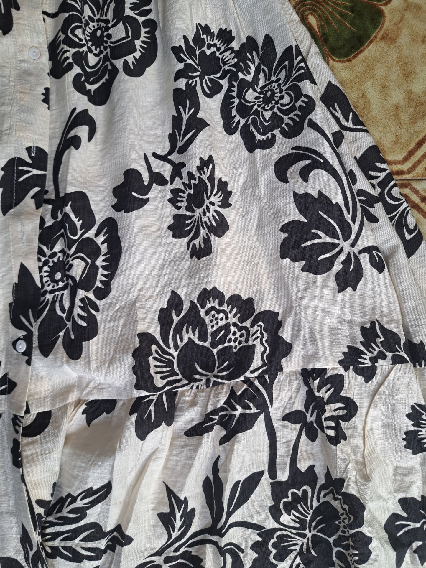Vestido camisero negro