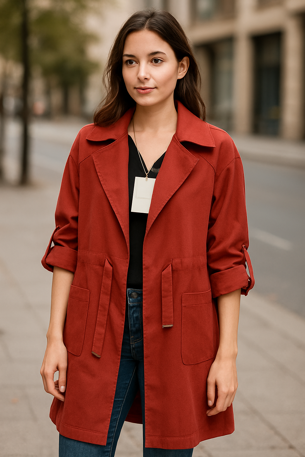 Chaqueta gabardina