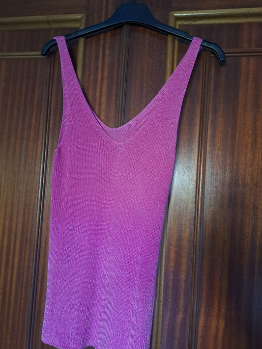 Camiseta brillo rosa