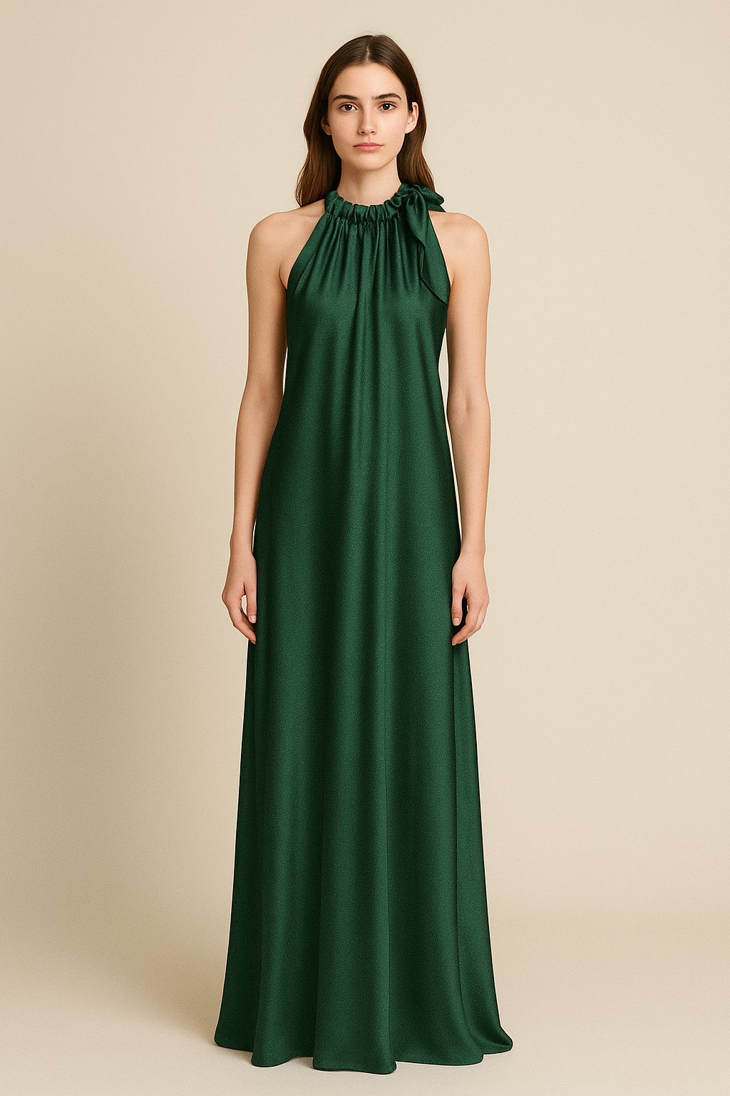 Vestido de raso