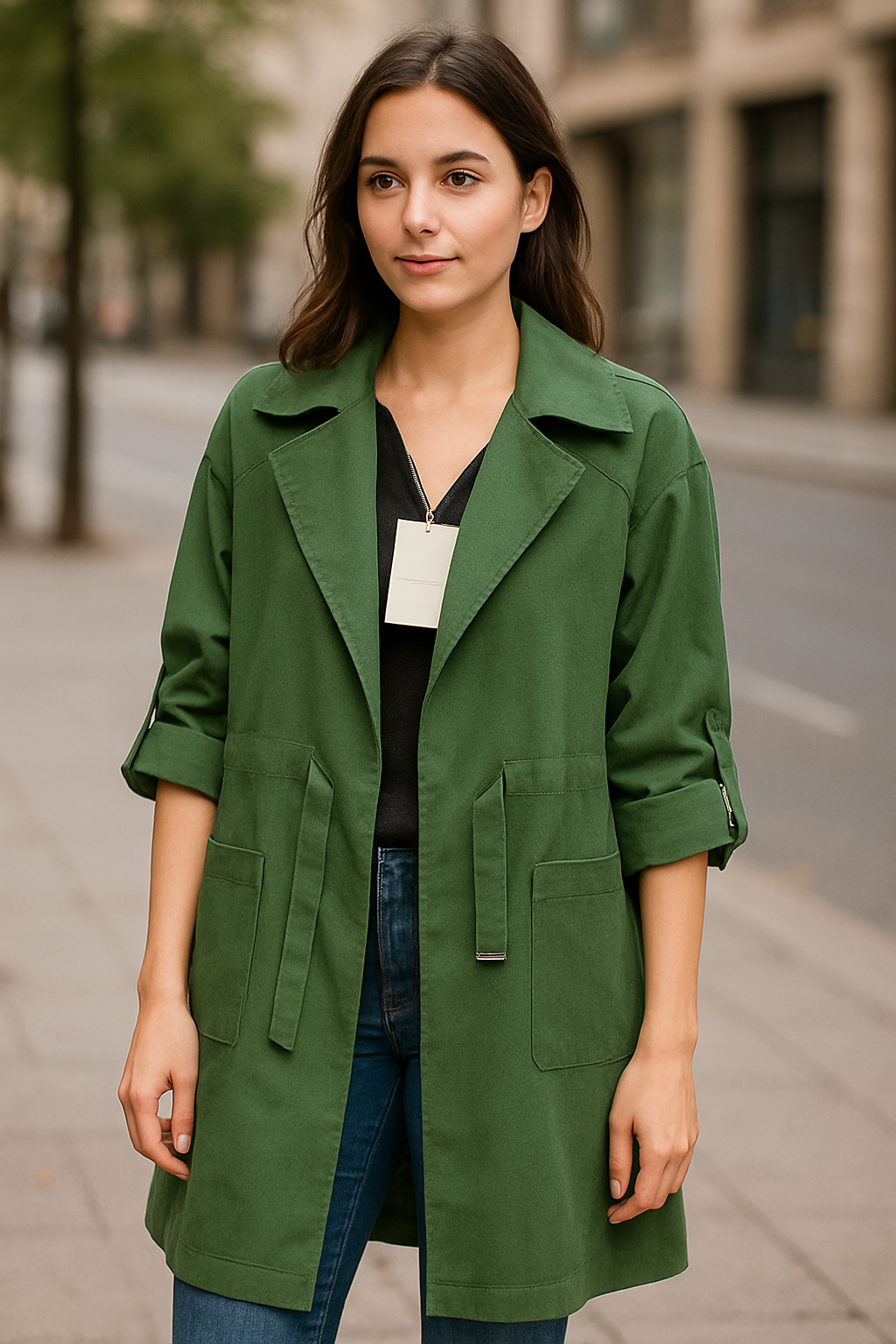 Chaqueta gabardina